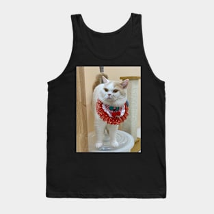 the handsome white cats Tank Top